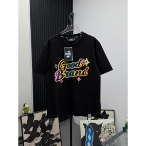 韩国明星同款INSstudios 国潮牌情侣美式蝴蝶LOGO印花短袖宽松夏