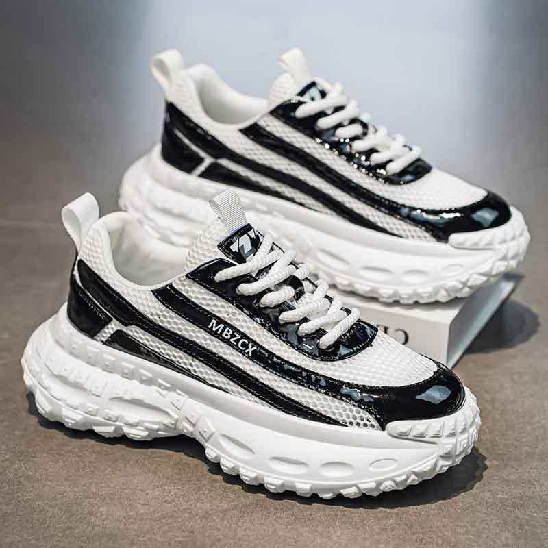 香港潮牌男鞋2025夏季时尚轻便厚底低帮老爹鞋网面透气爆款舒适休,流行男鞋,老爹鞋,淘宝优惠券,粉丝福利购,淘宝优惠卷