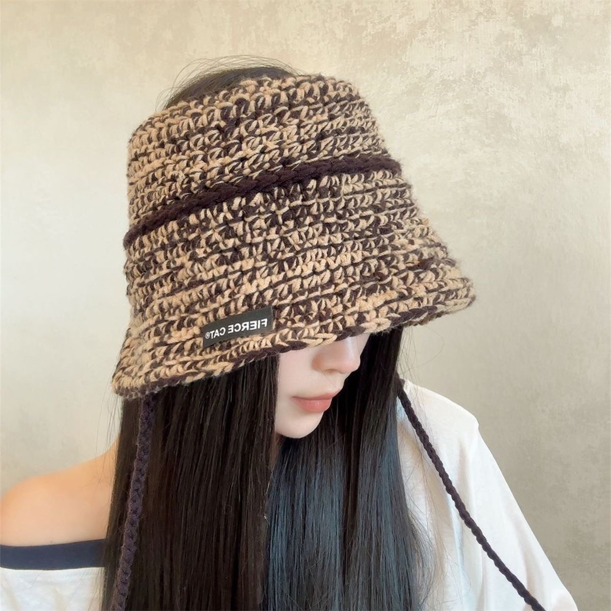 香港潮牌 25年早秋新款个性条纹猫耳毛线帽男女卷边可爱秋冬护耳,服饰配件/皮带/帽子/围巾,DIY编织材料包,淘宝优惠券,粉丝福利购,淘宝优惠卷