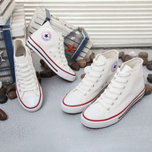 ins潮流百搭板鞋 韩国潮鞋 新款 春季 低帮男女透气休闲布 高帮帆布鞋