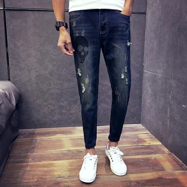 Jeans en coton pour automne - Ref 1461822 Image 5