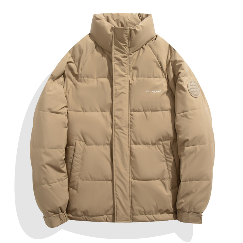 白底平铺2024冬季主推新款羽绒服男短款立领羽绒外套6803--P155,男装羽绒服,电商D238