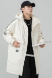2024冬季羽绒服男中长款加厚标90%白鸭绒宽松外套2329-P340，男装羽绒服，电商D238
