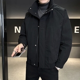 2025冬季新款羽绒服男短款立领高品质90白鸭绒外套2905--P245，男装羽绒服，电商D238