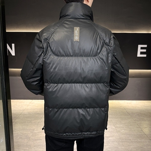 2024冬季大量现货羽绒服男短款立领标绒外套8113-TP155图片