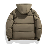 白底平铺2024冬季新款羽绒服男短款连帽加厚羽绒外套2488--P165，男装羽绒服，电商D238