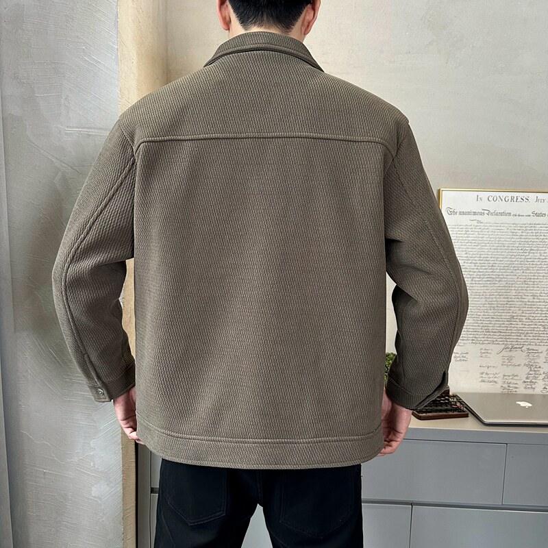 店主风2025冬季主推羽绒服短款翻领毛呢外套90鸭绒8808--P195,男装羽绒服,电商D238