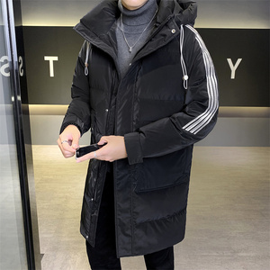 店主风2024冬季新款羽绒服男中长款加厚宽松羽绒外套2429--P245图片