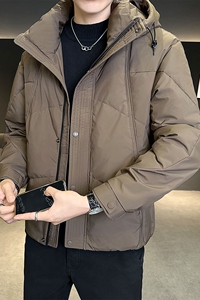 店主风数据款2025冬季新款羽绒服男短款连帽加厚外套8172--P210图片
