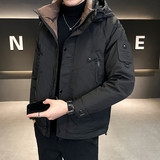 店主风2024主推冬季羽绒服男短款连帽加厚外套2335--P195，男装羽绒服，电商D238