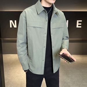 店主风2025冬季新款羽绒衬衫男轻薄标90%绒羽绒服5106-P185图片