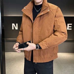 2025冬季新款羽绒服男短款立领高品质90白鸭绒外套2905--P245图片