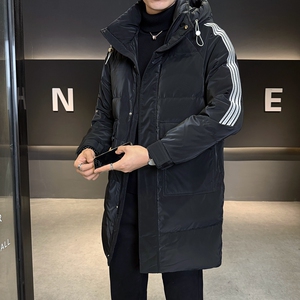 店主风2025冬季羽绒服男中长款加厚宽松羽绒外套2429--P195图片