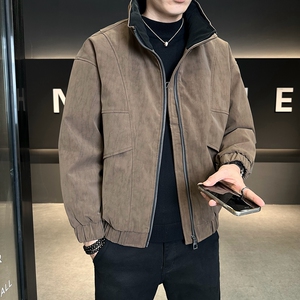 2025冬季新款高品质超厚重柔软纹理皮羽绒服男90白鸭绒5110--P275图片