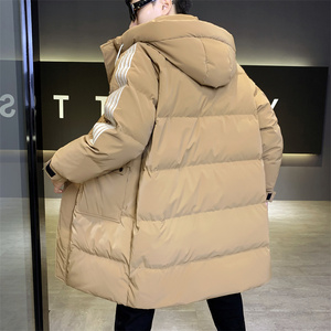 店主风2024冬季新款羽绒服男中长款加厚宽松羽绒外套2429--P245图片