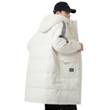 2024冬季新款羽绒服男中长款加厚标90%白鸭绒宽松外套2329-P295，男装羽绒服，电商D238