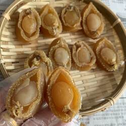 天然鲍鱼干 中大号南澳海鲜干鲍鱼50头规格 特产干货100g包邮