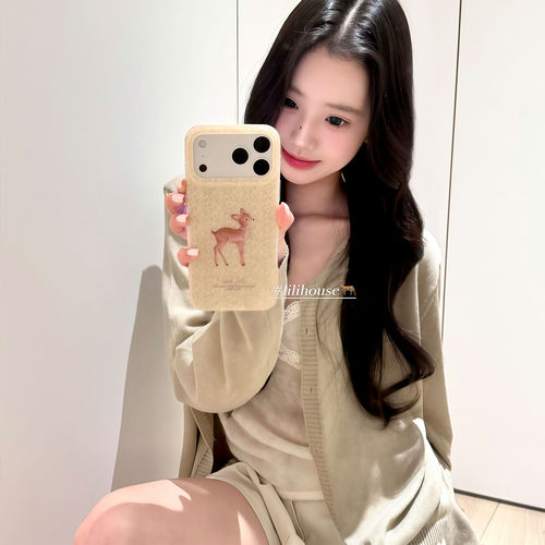 lilihouse小鹿闪粉iPhone手机壳