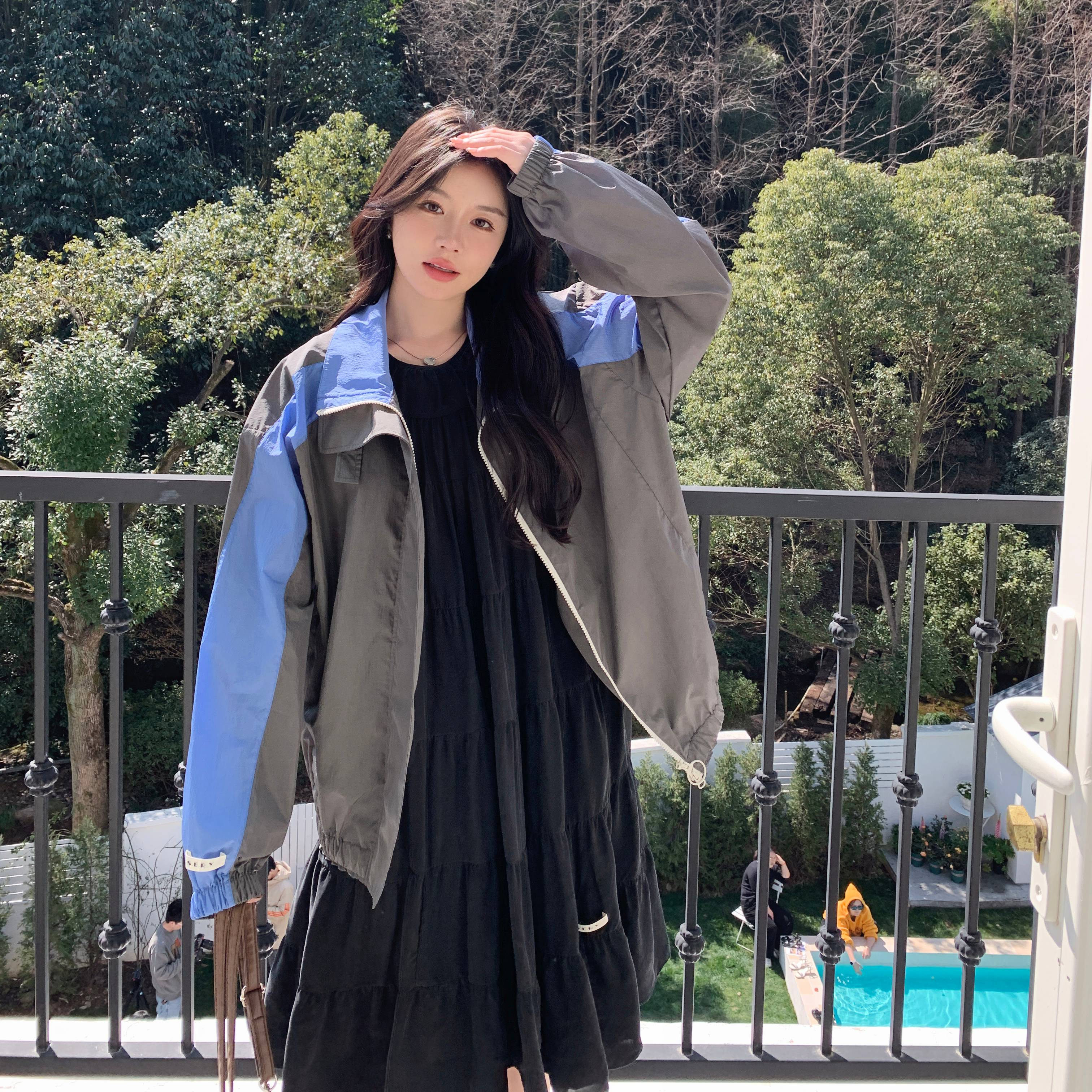 SERY运动风撞色夹克外套Jacket