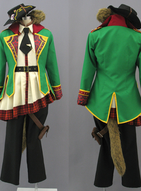 COSPLAY服装 心之国的爱丽丝-睡鼠Pierce 皮尔斯-茶园河COS