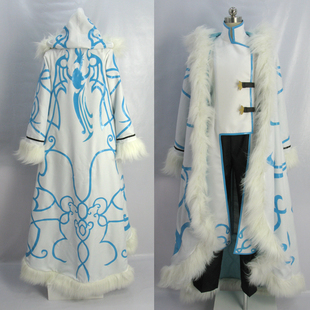 COS服装-翼·年代记-法伊/由伊 大花纹华丽雪地服-茶园河COS
