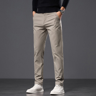 石狮市浪印户外色休闲裤男直筒裤潮牌修身西装西裤秋冬宽松长裤子