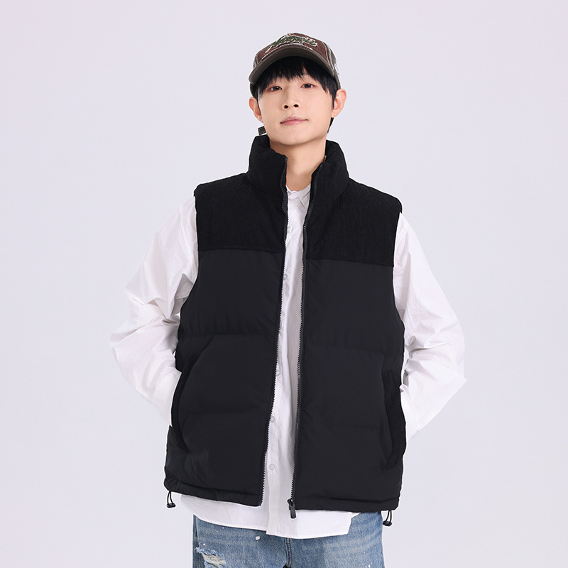 石狮市浪印户外女外穿秋季新款马夹背心外套潮羽绒棉晋江棉服外贸