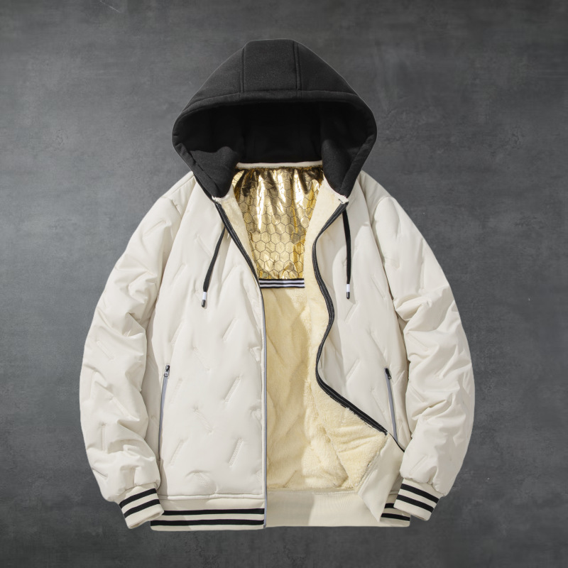 石狮市浪印户外帽棉马甲男士中青年加绒加厚防寒保暖坎肩夹克外套