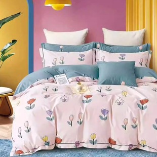 专柜同款 铂金凯丽四件套全棉纯棉13376江苏南通叠石桥家纺城被套