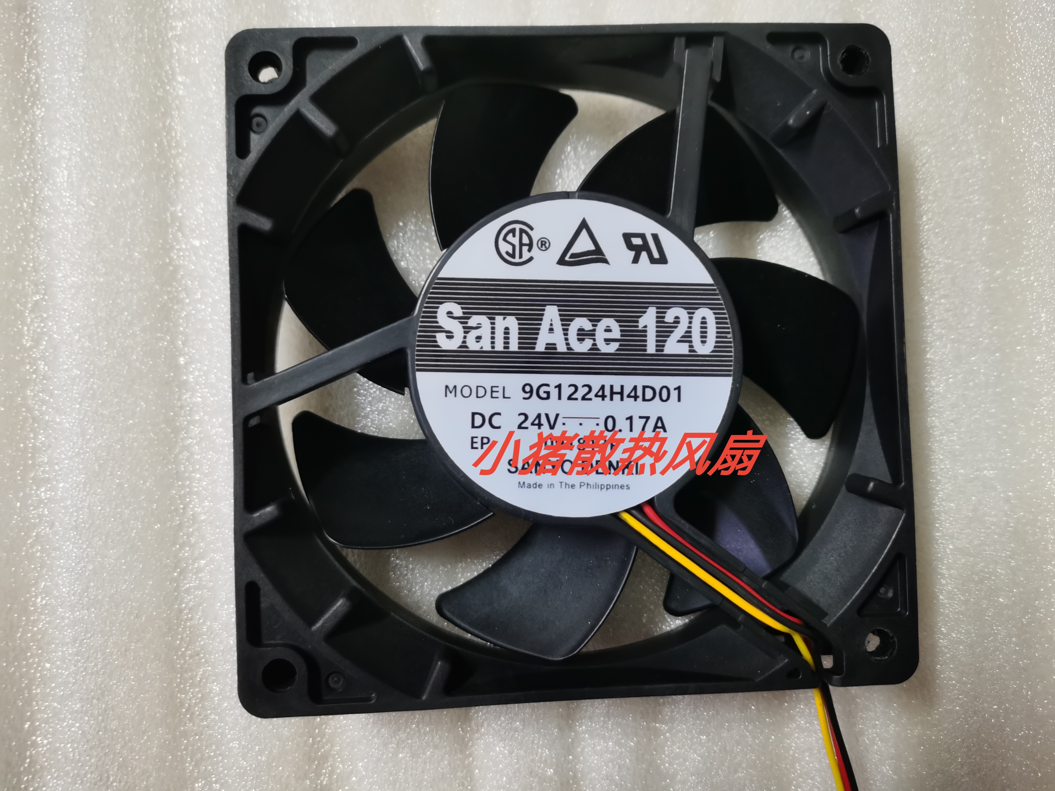 三洋 9G1224H401 402 403 9G1224H4D01 24V 0.17A变频器风扇12cm
