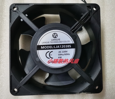 全新LANGJIE LJA12038S 交流电AC220V 6W电焊机风扇120*120*38MM