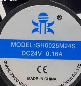 GH6025M24S 24V 0.16A 全新轴流冷却散热风扇 直流电脑变频器风机