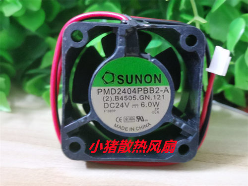 原装SUNON建准PMD2404PBB2-A DC24V 6.0W 4CM 4028变频器散热风扇