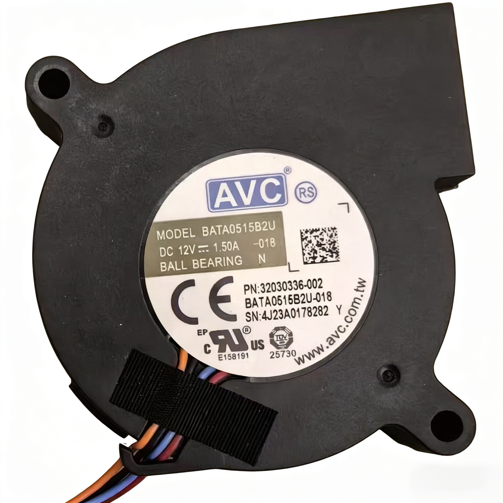 全新AVC 5015 12V 1.50A BATA0515B2U 四线热吹风涡轮风扇
