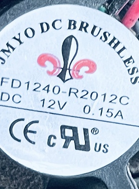4020 FD1240-R2012C 12V 0.15A 4CM静音散热风扇抑制反馈器风扇
