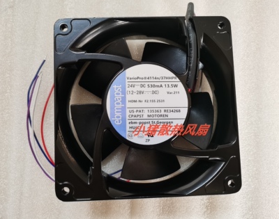 4114N/38HHPR 4114N/17HVR 24V ebm 四线海德堡设备 印刷机风扇