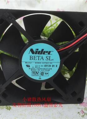原装Nidec  D06T-12PS2 D08A-12TS3 12V D09A-12TU 03散热风扇2线