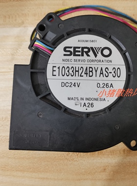 E1033H24BYAS-30 正品 伺服 SERVO 9733 DC24V 0.26A 9CM涡轮风机