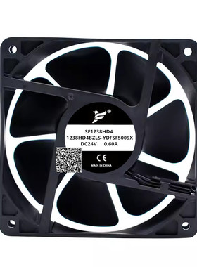 轴流风机SF1238HD4 DC24V 0.60A 12038 1238hd4bzls-ydfsfs009x