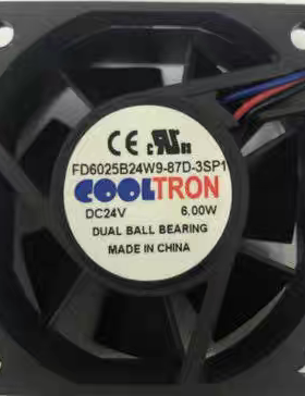 COOLTRON FD6025B24W9-87D-3SP1 DC 24V 6.00W 6厘米散热风扇