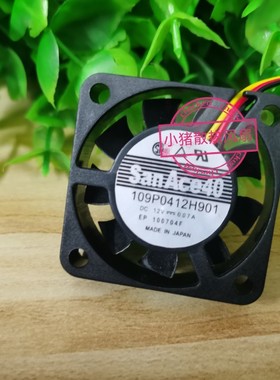 三洋/SANYO 4010 12V 0.07 4CM 双滚珠静音机箱风扇 109P0412H901