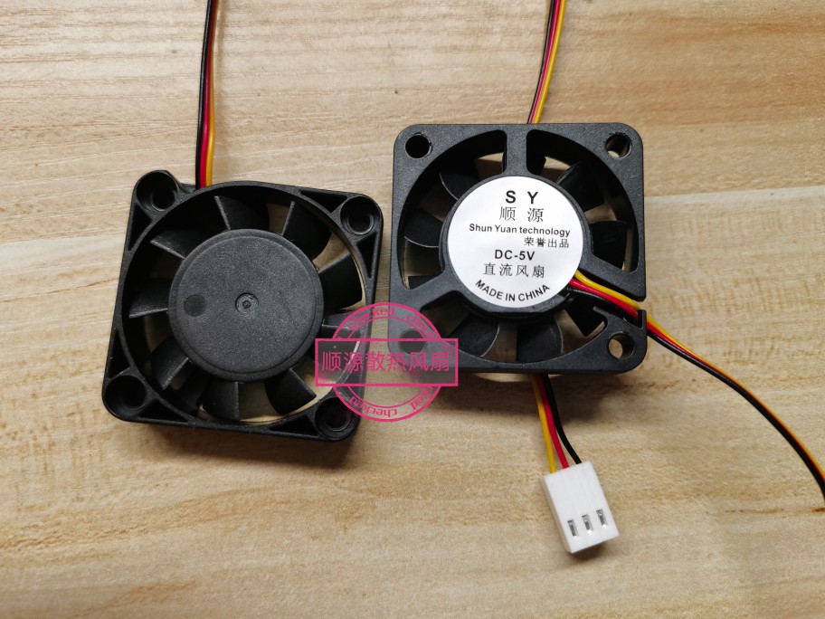 DIY全新4010静音24V 12V 5V三线带测速4CM显卡机箱南北桥散热风扇