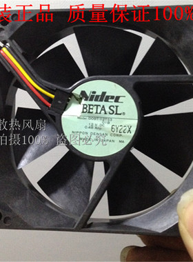 原装Nidec D09T-12TS3 12V 0.48A 9025 暴力静音机箱散热风扇 9cm