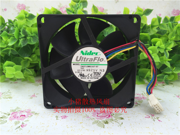 原装nidec8cm8025t07散热风扇