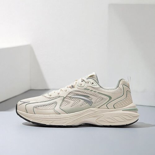 安踏AT959丨复古跑步鞋女透气休闲鞋网面2025新款夏季潮流运动鞋