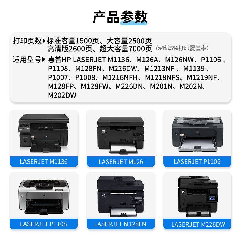 天色388a硒鼓适用惠普m1136m126am126nw墨盒hp1136126ap1108p110高性价比高么？