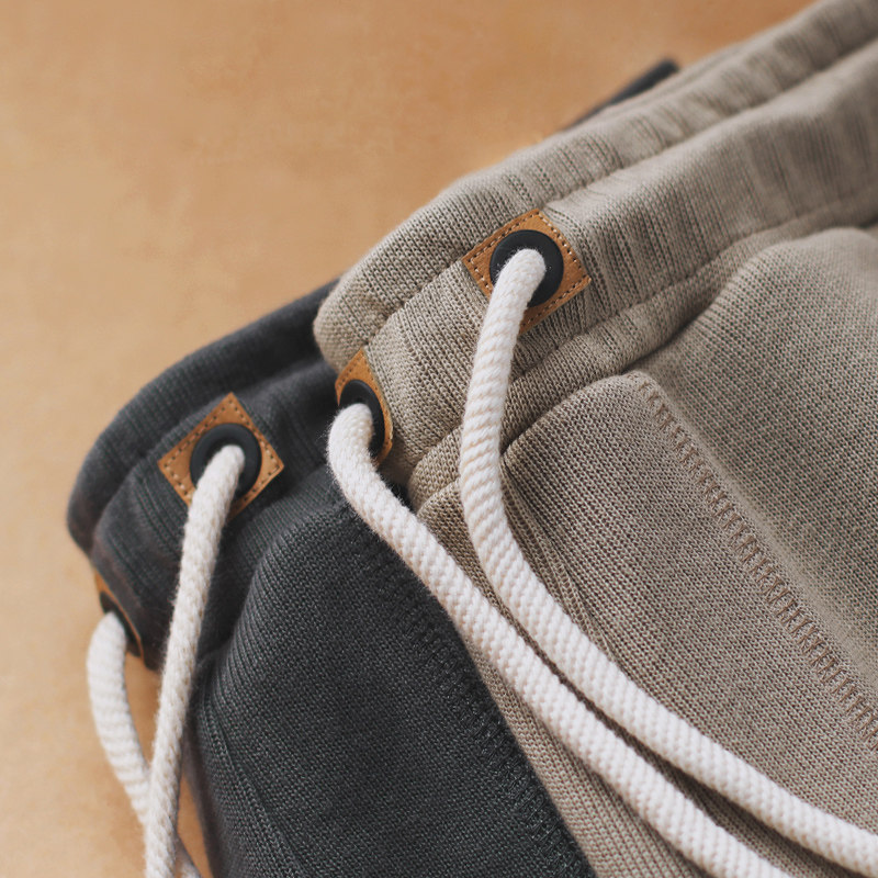 纯色重磅卫裤男针织短裤纯棉休闲裤抽绳运动裤男宽松五分裤潮夏季在类目 男装, 卫裤中 - 来自Buy2taobao.com提供专业的淘宝代购服务