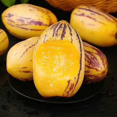 2甘肃民勤沙漠七彩人参果新鲜水果整箱装黄肉5斤8斤