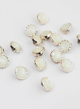 小香风圆形珍珠纽扣diy高端衬衫扣开衫衣服钮扣羊绒大衣毛衣扣子