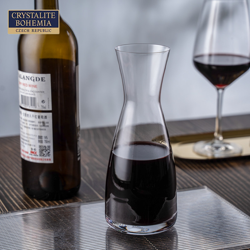 捷克bohemia进口水晶玻璃红酒醒酒器壶 家用高档葡萄酒壶分酒器